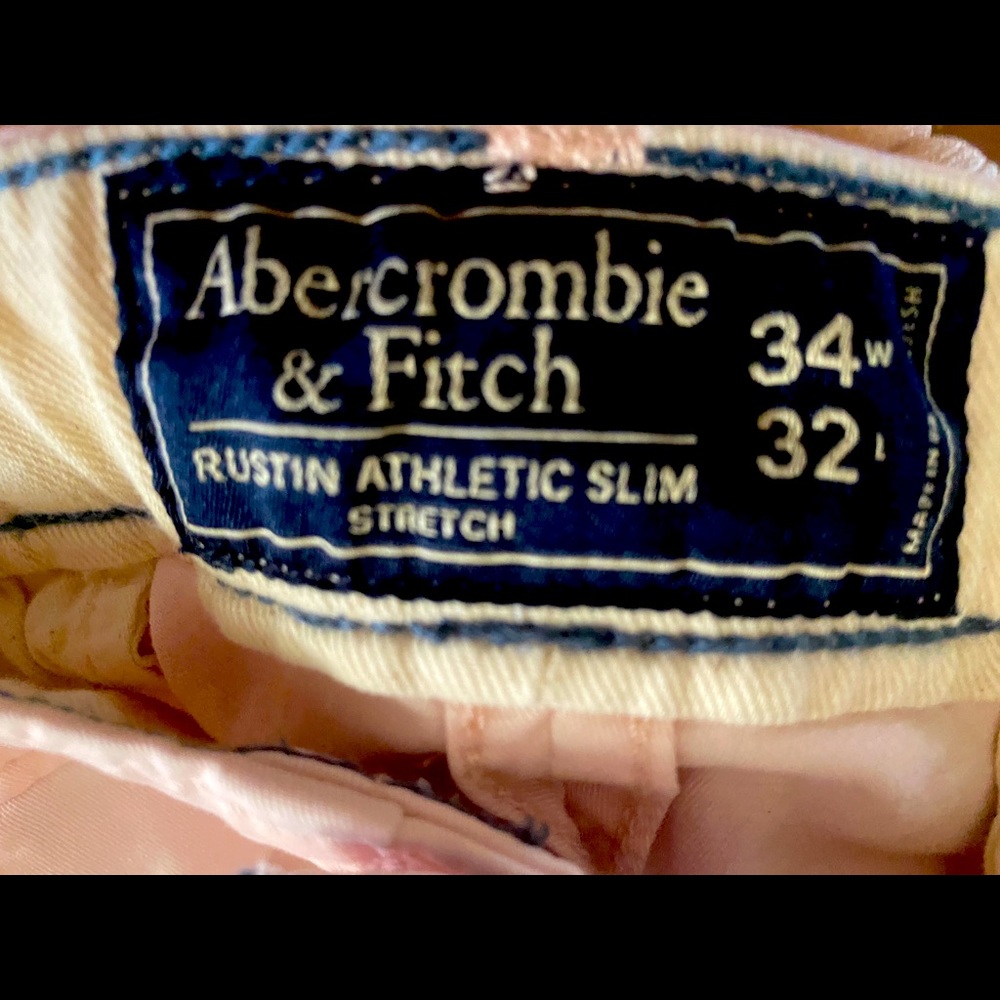 Mens Abercrombie and Fitch chinos Rustin stretch